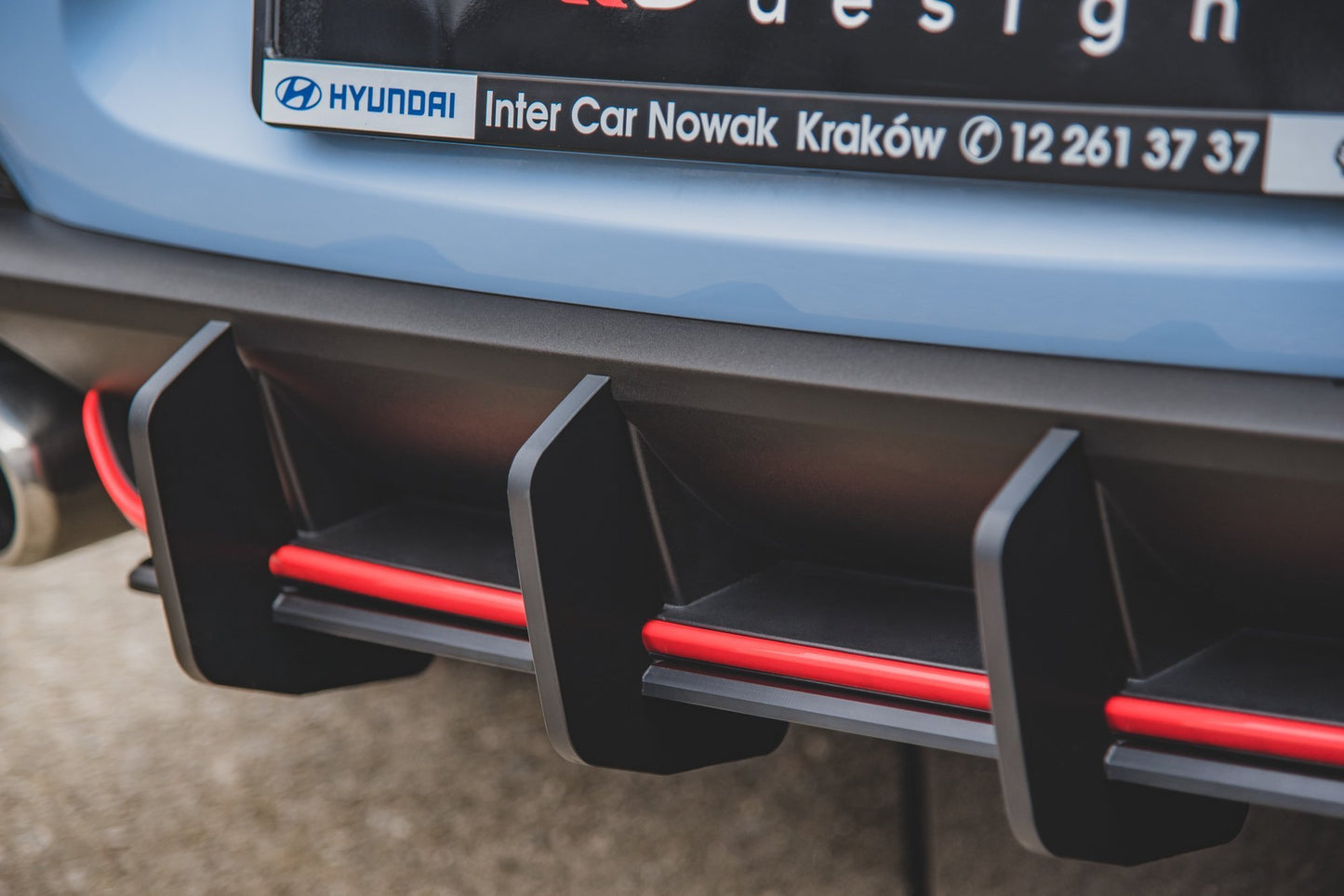 Robuste Racing Heckschürze V.2 für Hyundai I30 N Mk3 Hatchback