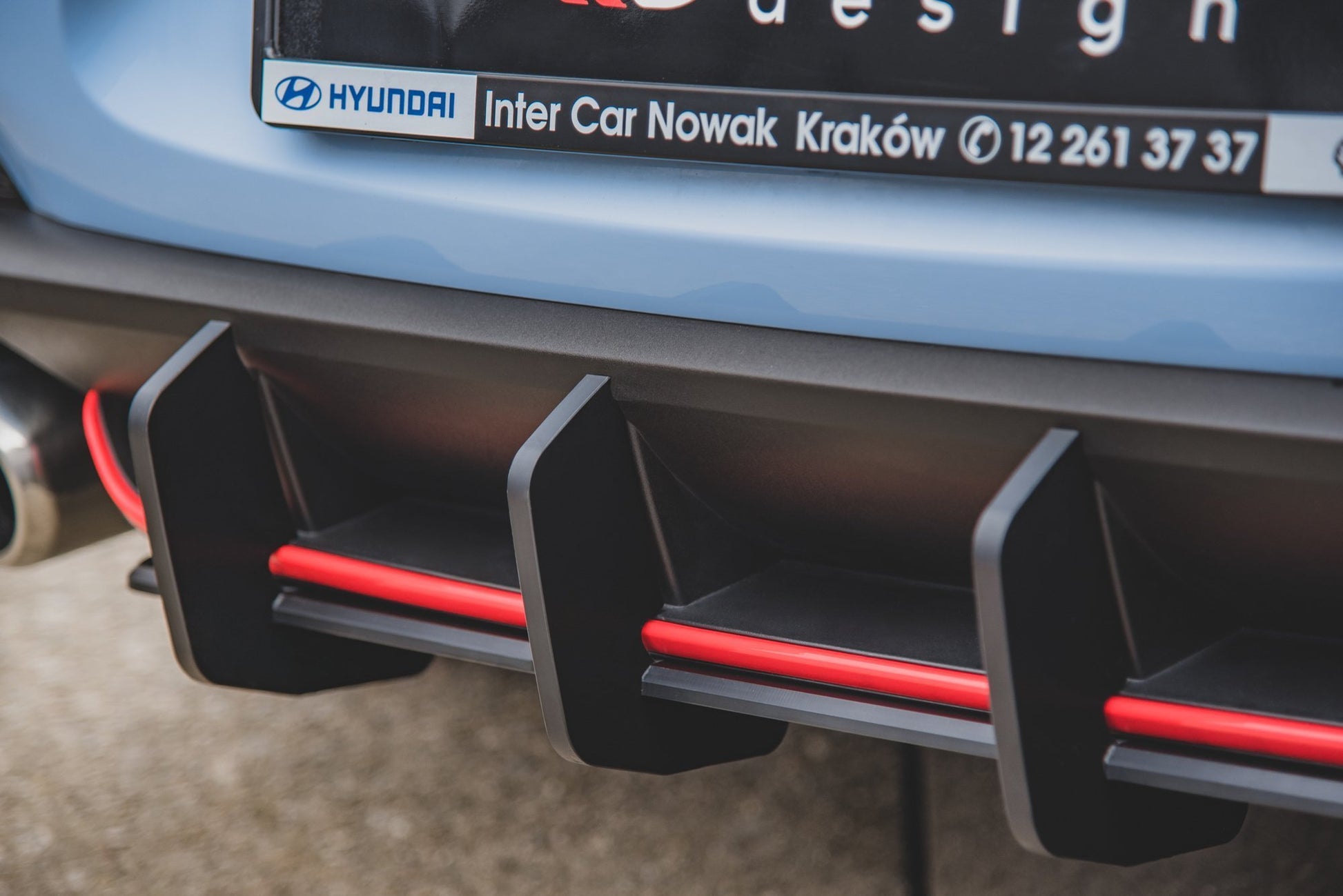 Robuste Racing Heckschürze V.2 für Hyundai I30 N Mk3 Hatchback