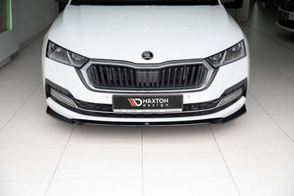 Front Ansatz V.2 für Skoda Octavia Mk4 Carbon Look