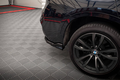 Mittlerer Diffusor Heck Ansatz DTM Look für BMW X6 M-Paket F16 Carbon Look