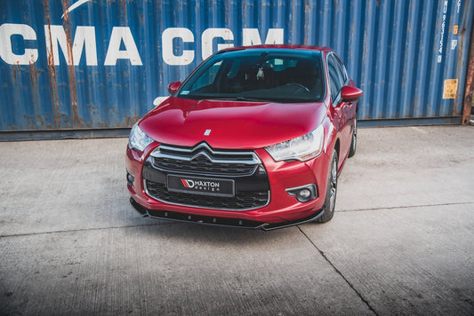 Front Ansatz für Citroen DS4 schwarz matt