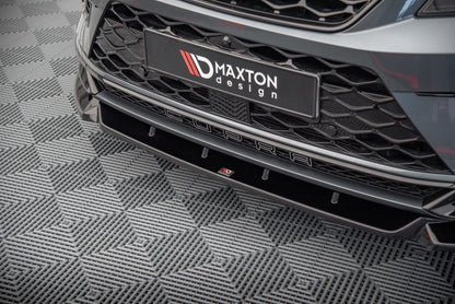Front Ansatz V.1 für Cupra Ateca schwarz Hochglanz