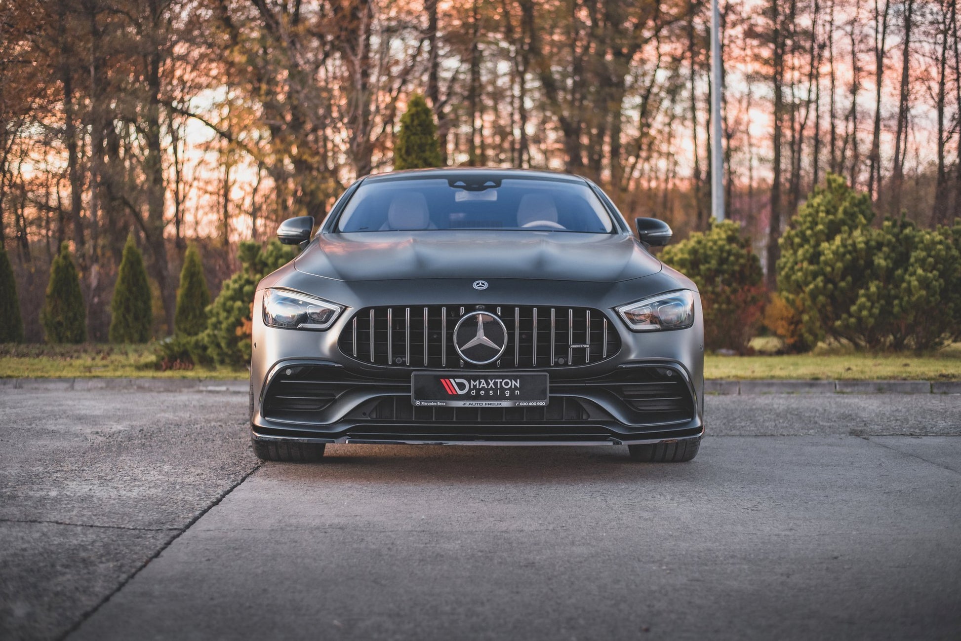 Front Ansatz V.2 für Mercedes-AMG GT 53 4-Door Coupe Carbon Look
