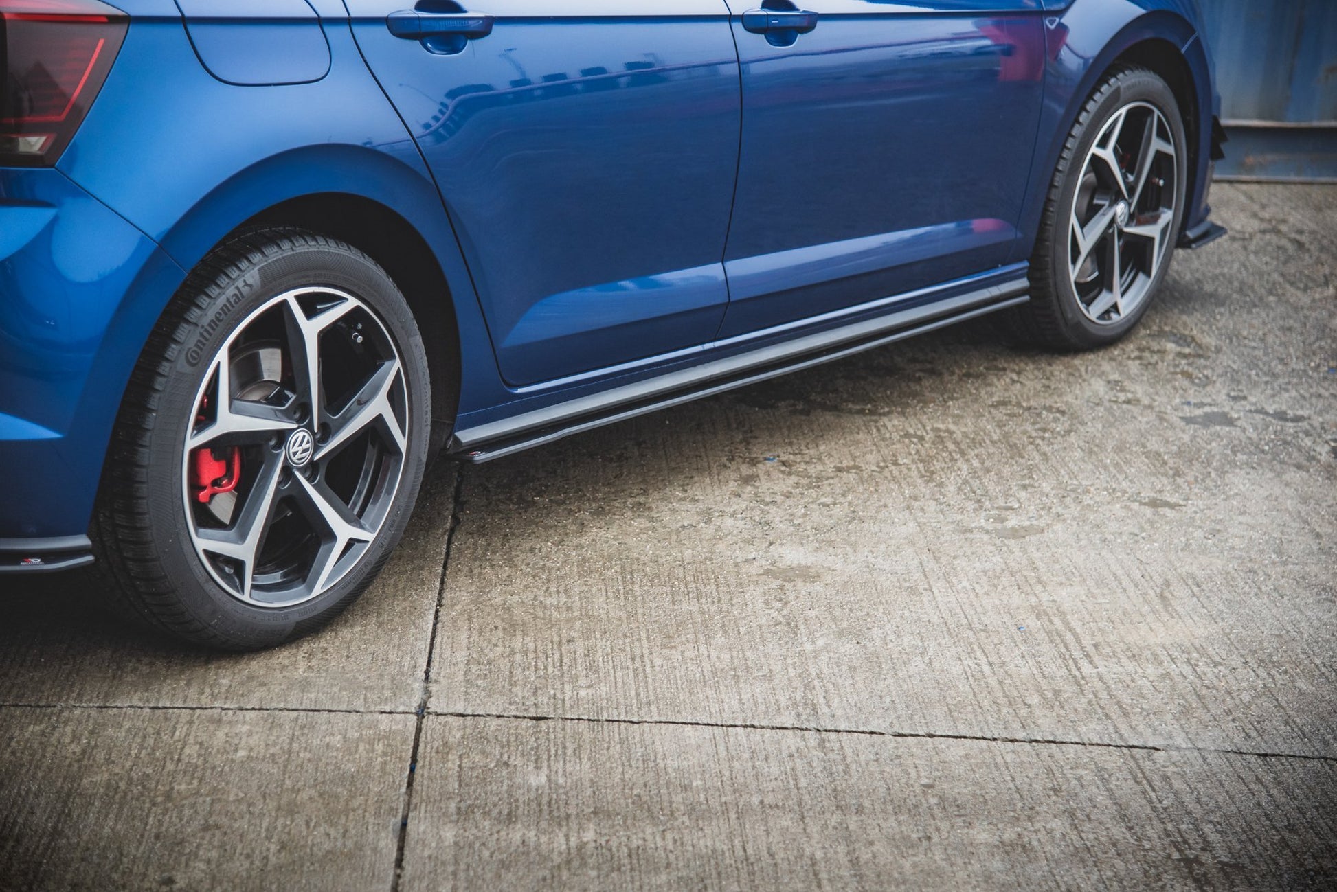 Robuste Racing Seitenschweller Ansatz für für Volkswagen Polo GTI Mk6