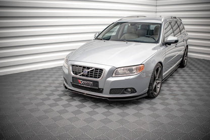 Front Ansatz V.2 für Volvo V70 Mk3 schwarz matt