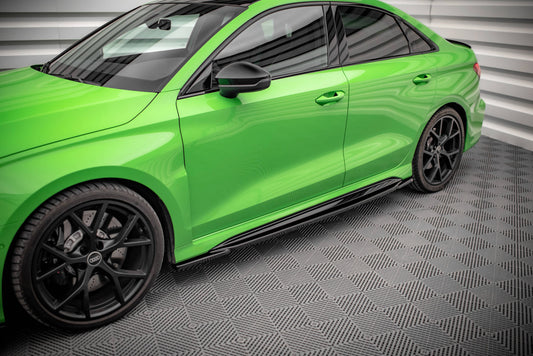 Seitenschweller Ansatz für Audi RS3 8Y Carbon Look