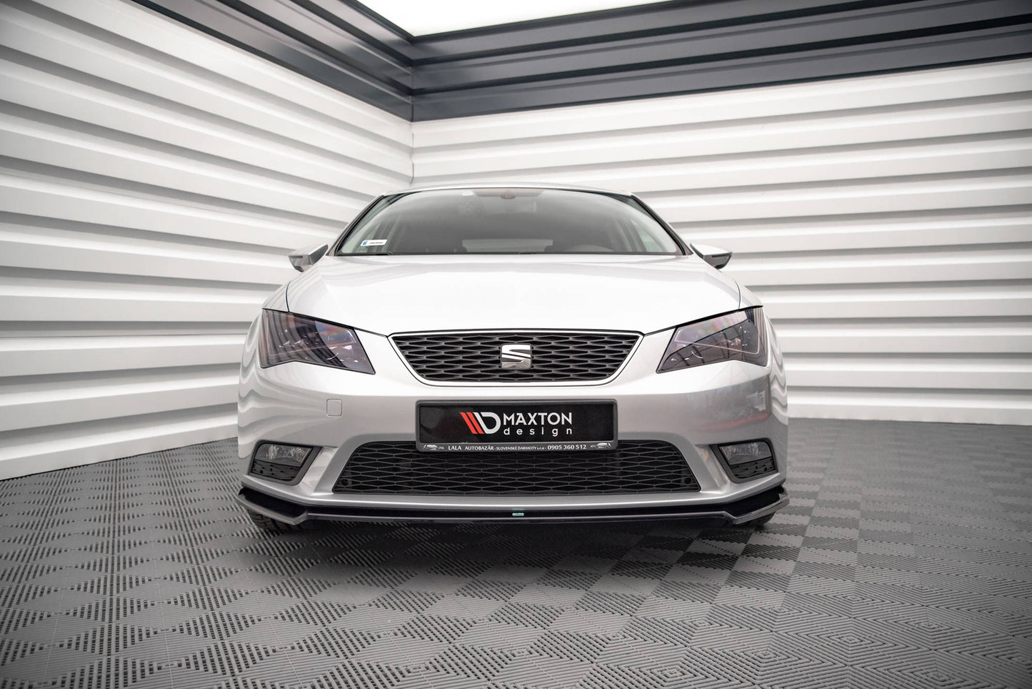Front Ansatz V.2 für Seat Leon Mk3 schwarz matt