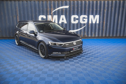 Front Ansatz V.2 für Volkswagen Passat B8 Carbon Look