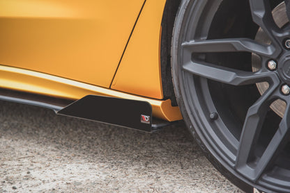 Side Flaps Ford Focus ST / ST-Line Mk4 schwarz Hochglanz