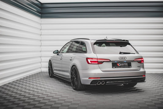 Spoiler CAP V.2 für Audi S4 / A4 S-Line Avant B9  schwarz matt