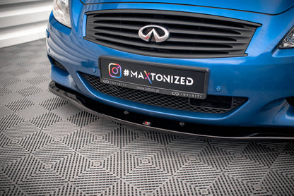 Front Ansatz für Infiniti G37 Coupe  schwarz matt
