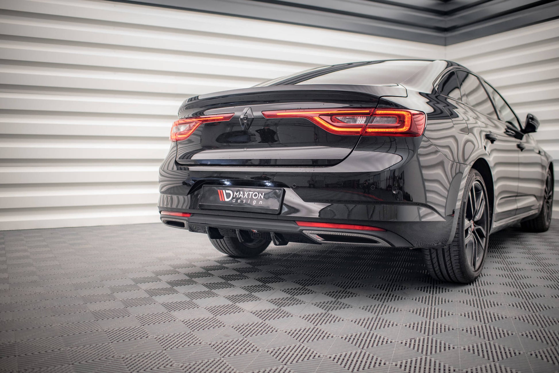 Diffusor Heck Ansatz für Renault Talisman Carbon Look