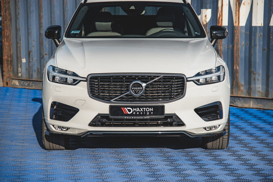 Front Ansatz V.1 für Volvo XC60 Mk2 R-Design schwarz matt