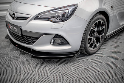 Front Flaps Opel Astra GTC OPC-Line J schwarz Hochglanz