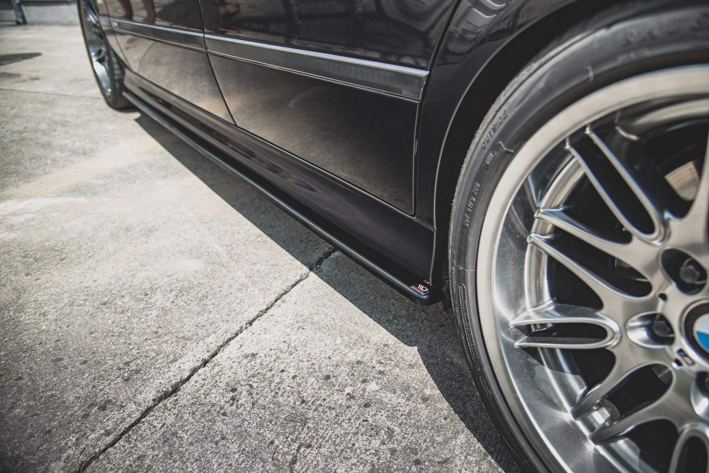 Seitenschweller Ansatz für BMW M5 E39 schwarz Hochglanz