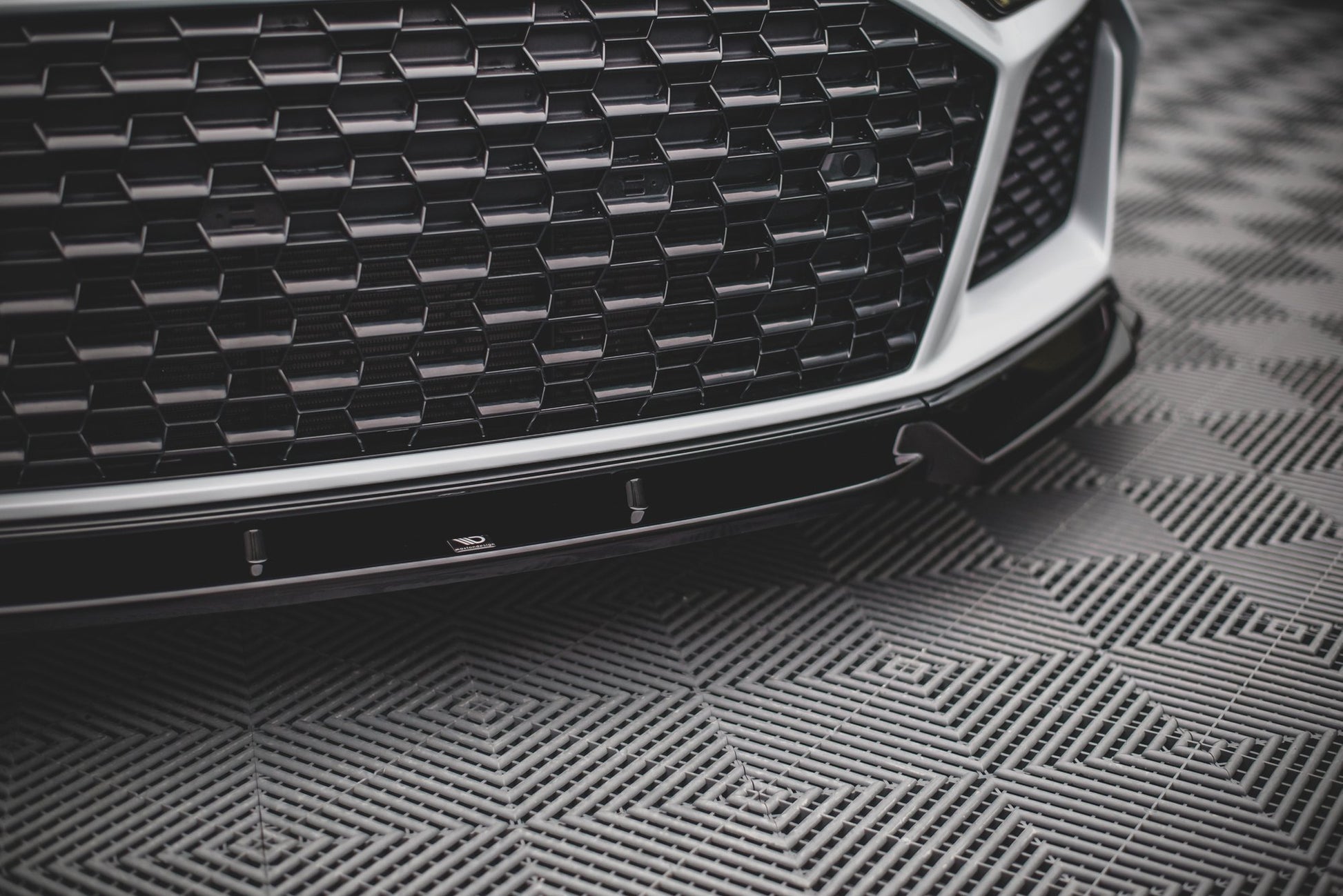 Front Ansatz V.1 für Audi R8 Mk2 Facelift schwarz matt