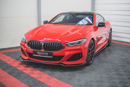Front Ansatz V.2 für BMW 8 Coupe G15 / 8 Gran Coupe M Paket G16 schwarz matt