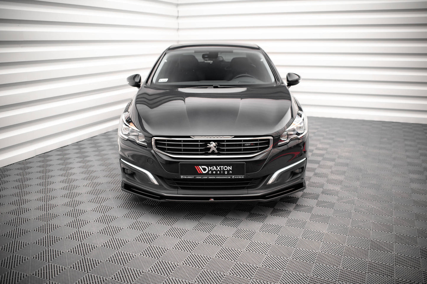 Front Ansatz V.2 für Peugeot 508 GT Mk1 Facelift Carbon Look