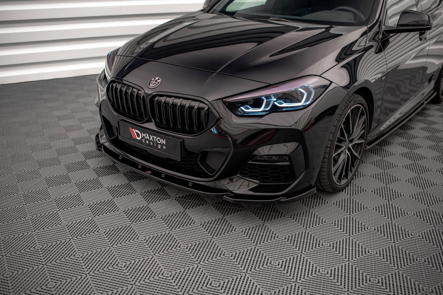 Front Ansatz V.1 für BMW 2 Gran Coupe M-Paket / M235i F44 schwarz matt