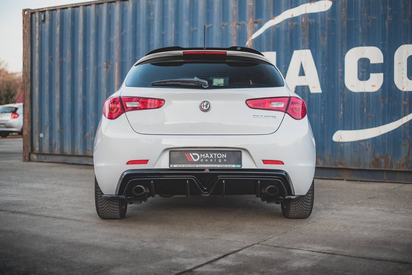 Diffusor Heck Ansatz für Alfa Romeo Giulietta Facelift (Auspuff On Beiden Seiten Version)