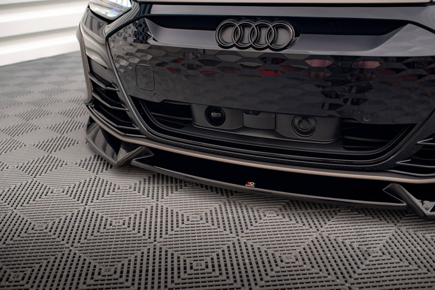 Front Ansatz V.1 für Audi e-Tron GT / RS GT Mk1 schwarz matt