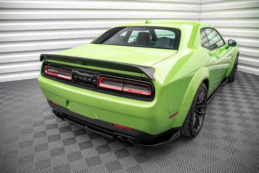 Mittlerer Diffusor Heck Ansatz für Dodge Challenger SRT Hellcat Mk3 Carbon Look