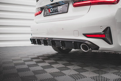 Diffusor Heck Ansatz für BMW 3er G20 / G21 schwarz matt