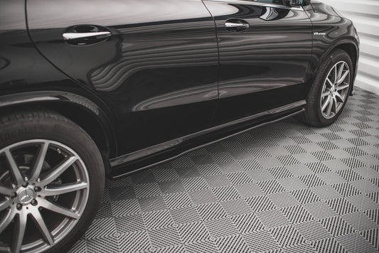 Seitenschweller Ansatz für Mercedes-Benz GLE Coupe 63 AMG C292 Carbon Look
