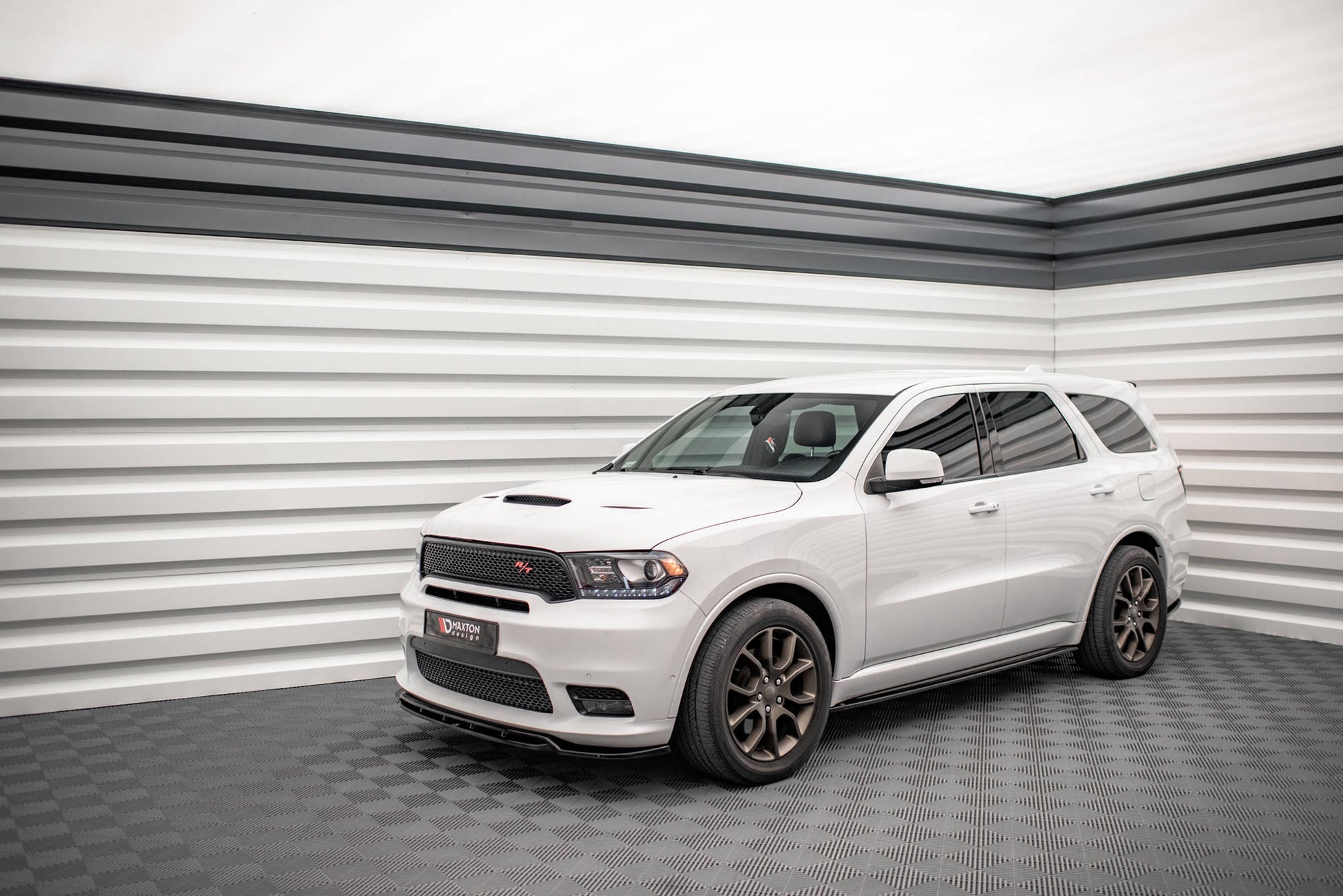 Seitenschweller Ansatz für Dodge Durango RT Mk3 schwarz matt