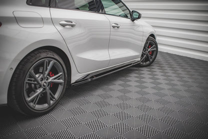 Seitenschweller Ansatz für Audi S3 / A3 S-Line 8Y Carbon Look