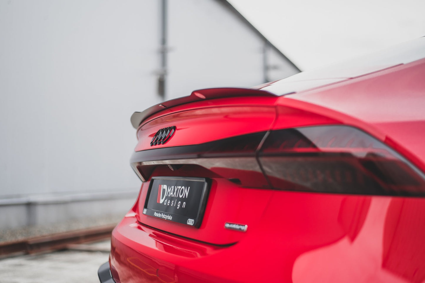 Spoiler CAP für Audi A7 C8 / C8 S-Line / S7 C8 / RS7 C8 schwarz matt