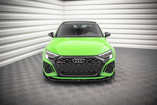 Front Ansatz V.2 für Audi RS3 8Y schwarz matt