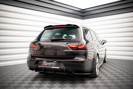 Spoiler CAP für Seat Exeo ST schwarz Hochglanz