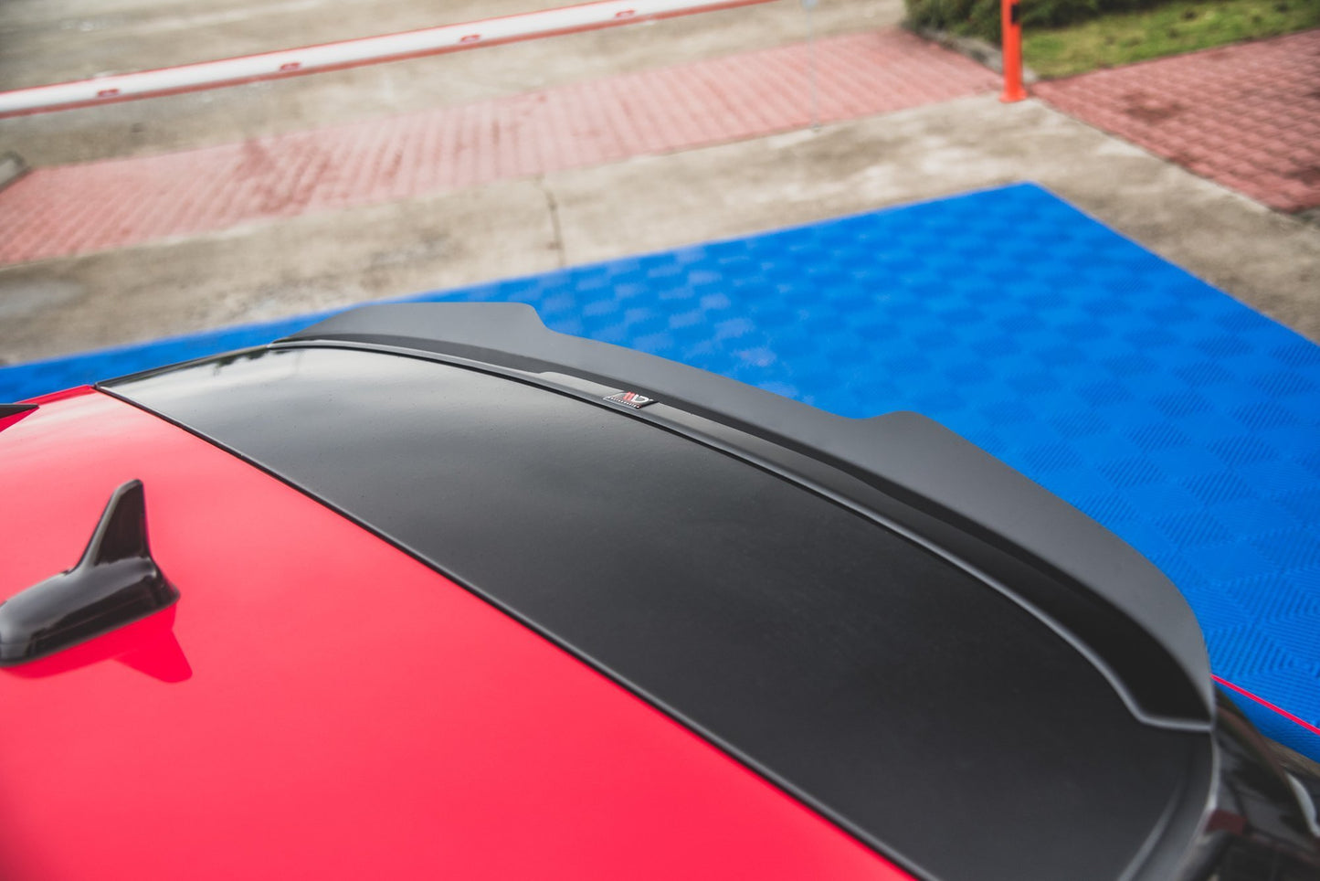 Spoiler CAP für Skoda Kamiq schwarz matt