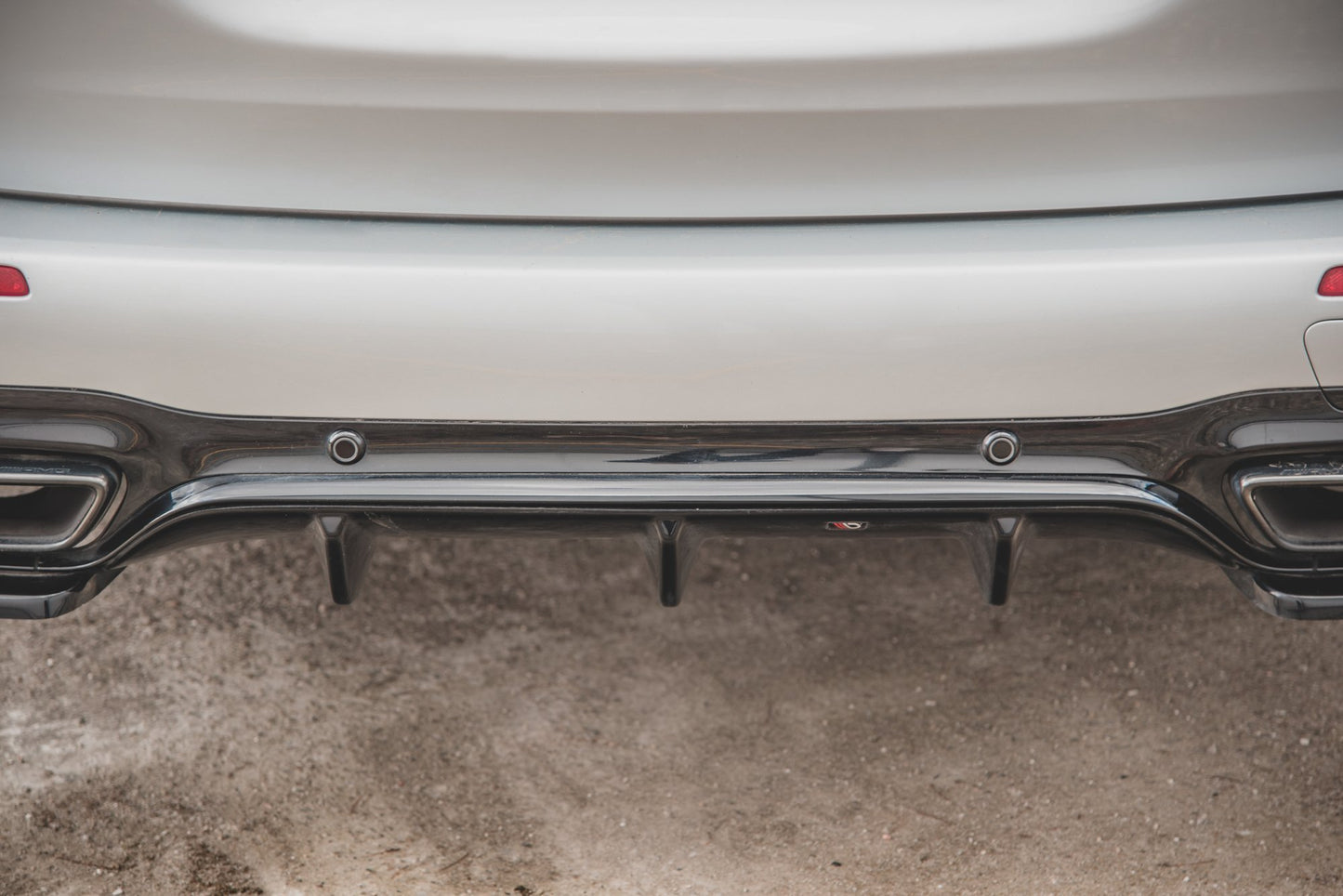 Diffusor Heck Ansatz für Mercedes-Benz E63 AMG Kombi/Limousine S213/W213 schwarz matt