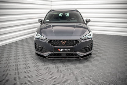 Front Ansatz V.3 für Cupra Leon schwarz Hochglanz