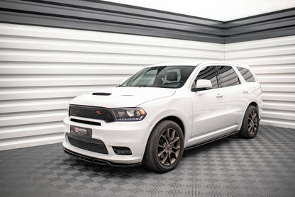 Front Ansatz V.1 für Dodge Durango RT Mk3 Facelift schwarz Hochglanz