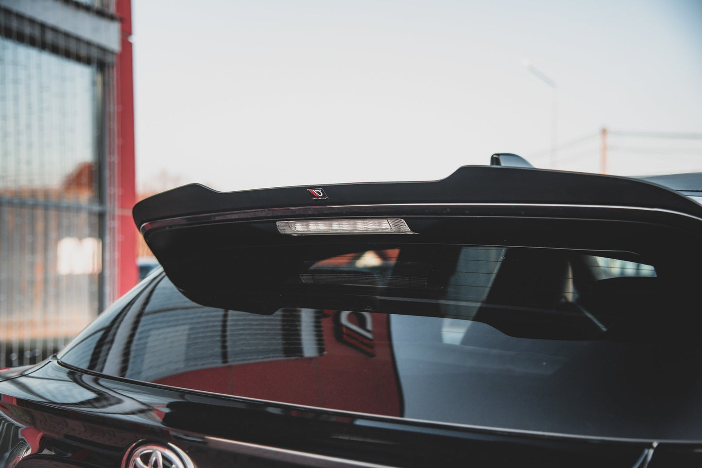 Spoiler CAP für Toyota GR Yaris Mk4 schwarz Hochglanz