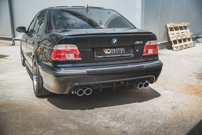 Diffusor Heck Ansatz für BMW M5 E39 schwarz matt