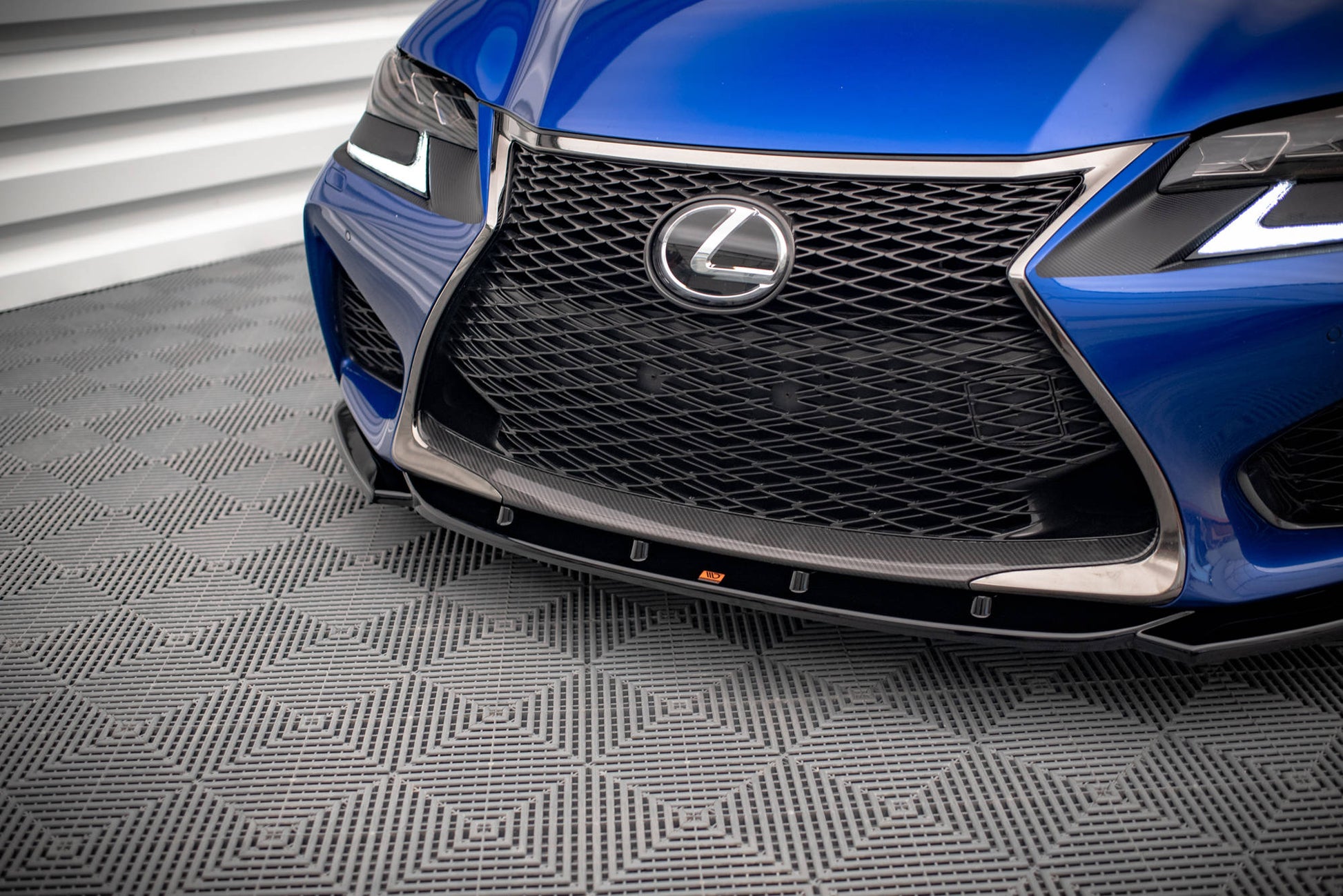 Front Ansatz V.2 für Lexus GS F Mk4 Facelift schwarz Hochglanz