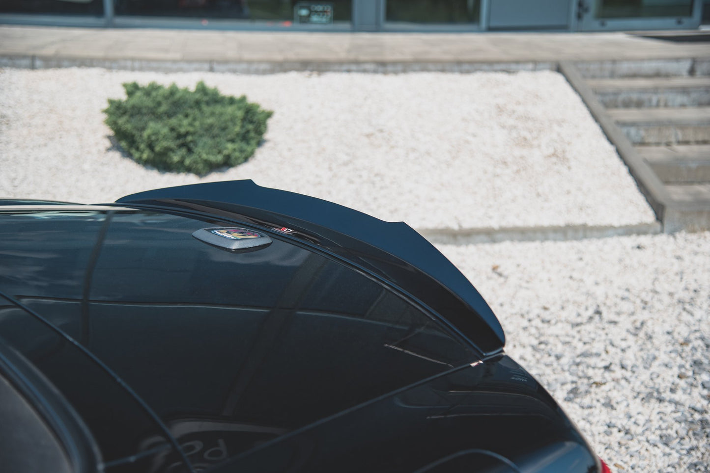 Spoiler CAP für Fiat 124 Spider Abarth schwarz Hochglanz