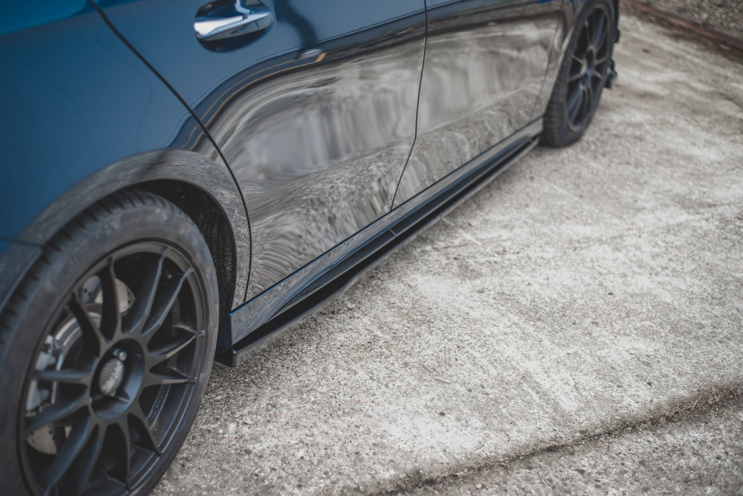 Seitenschweller Ansatz für V.1 für  Mercedes A35 AMG / AMG-Line W177  Carbon Look