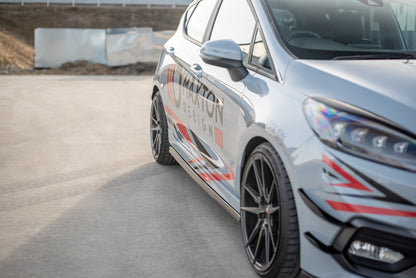 Seitenschweller Ansatz für V.2 für Ford Fiesta Mk8 ST / ST-Line Carbon Look