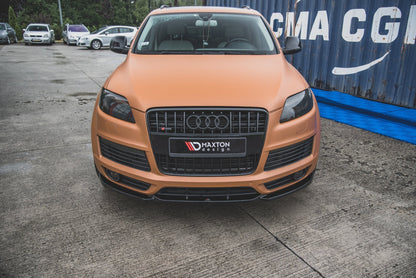 Front Ansatz für Audi Q7 S-Line Mk.1 schwarz Hochglanz
