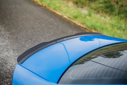 Spoiler CAP für Audi A4 / A4 S-Line B8 / B8 FL Limousine schwarz Hochglanz