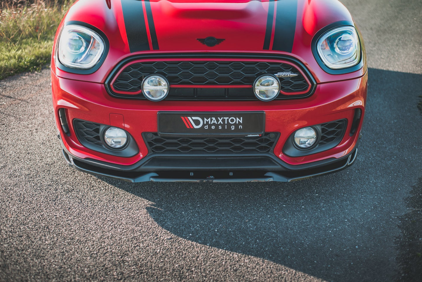 Front Ansatz V.1 für Mini Countryman Mk2 F60 JCW schwarz matt