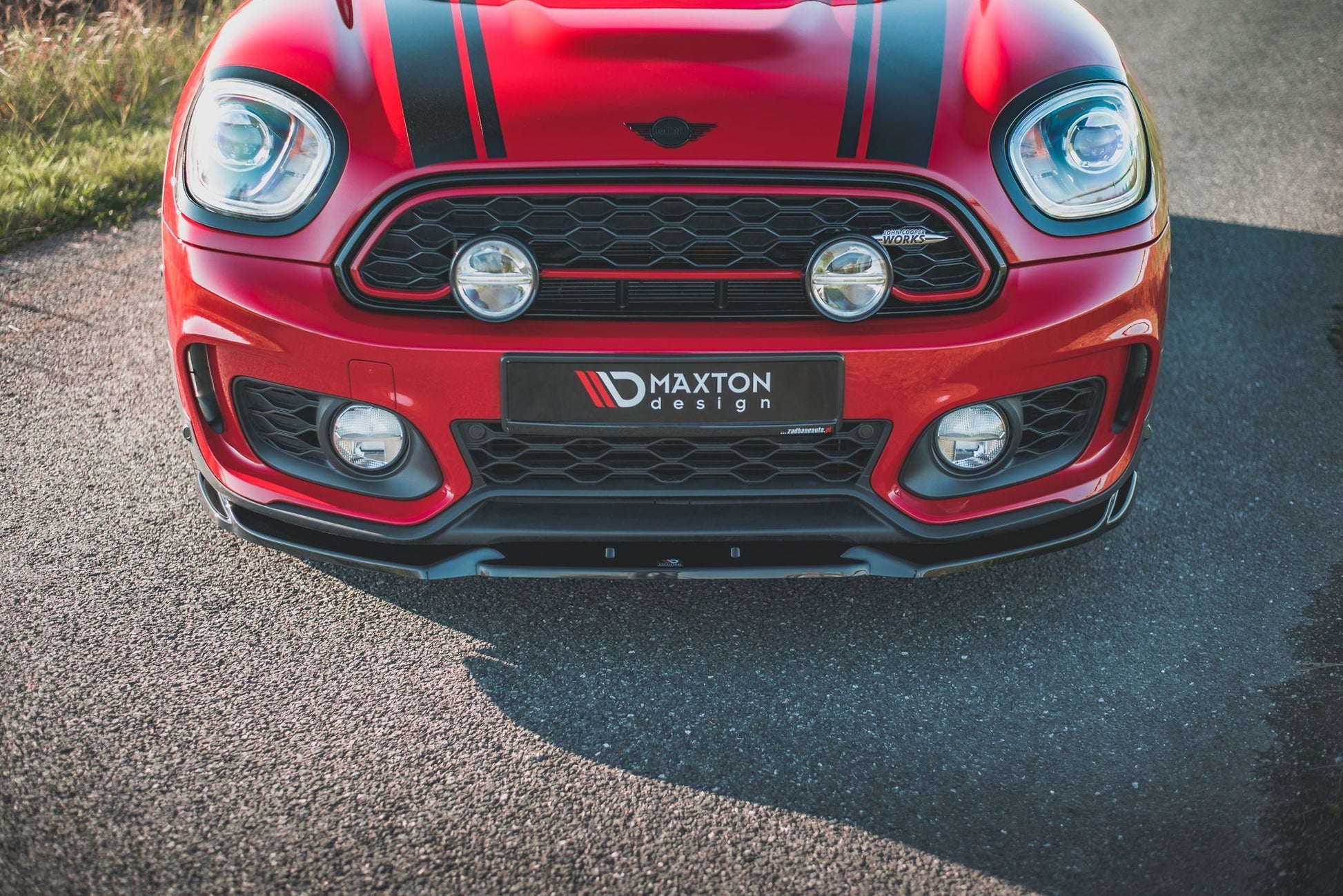 Front Ansatz V.1 für Mini Countryman Mk2 F60 JCW schwarz matt