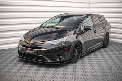 Front Ansatz V.1 für Toyota Avensis Mk3 Facelift Carbon Look