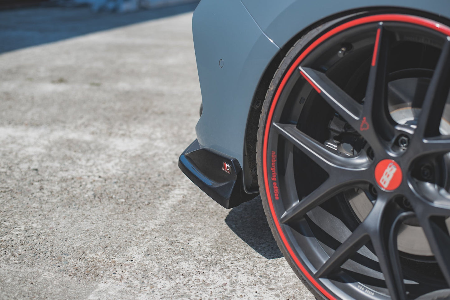 Heck Ansatz Flaps Diffusor V.4 für BMW 1er F40 M-Paket/ M135i Carbon Look