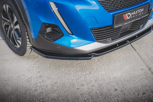 Front Ansatz V.2 für Peugeot 2008 Mk2 schwarz matt